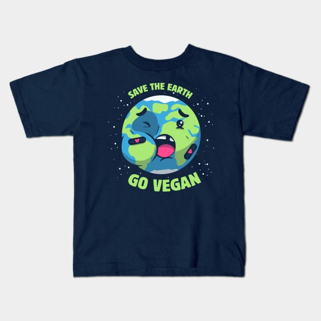 Save the Earth Kids T-Shirt by Ilustrata